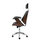 Cadeira Office Lisboa Pu Preto Base Giratória Cromada