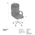 Cadeira Office Monaco Base Rodizios