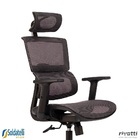 Cadeira Office Oregon Com Tela Mesh E Braços Rebatíveis 3d Pr