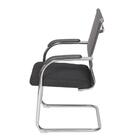 Cadeira Office Roma Tela Preta Base Fixa