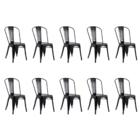 Cadeira Oficial Iron Tolix - Preto - 10