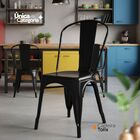 Cadeira Oficial Iron Tolix - Preto - 4