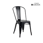 Cadeira Oficial Iron Tolix - Preto - 4