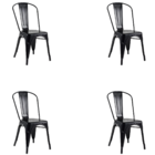 Cadeira Oficial Iron Tolix - Preto - 4