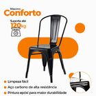 Cadeira Oficial Iron Tolix - Preto - 6
