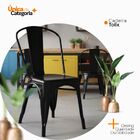 Cadeira Oficial Iron Tolix - Preto - 8