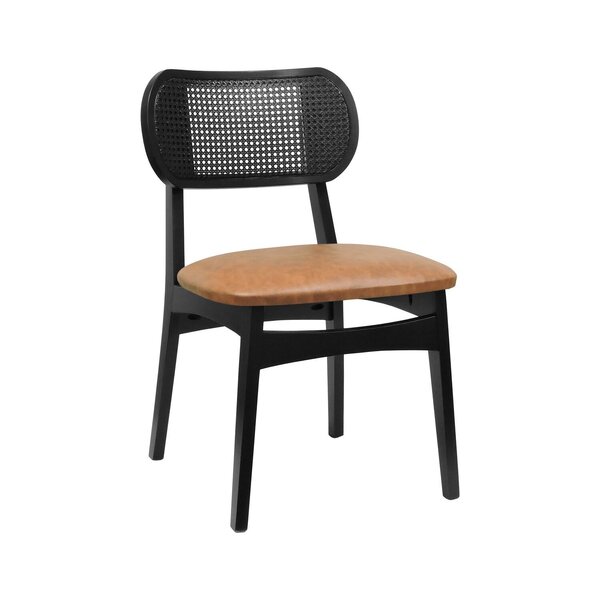 Cadeira Organik Madeira Maciça Encosto Telinha Assento Estofa