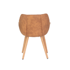 Cadeira Oslo Base Madeira Caramelo