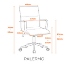 Cadeira Palermo - Preta