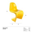Cadeira Panton - Amarelo Brilho