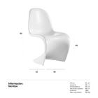 Cadeira Panton - Branco Fosco