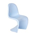 Cadeira Panton Em Abs Azul Claro