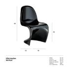 Cadeira Panton - Preto Brilho