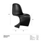 Cadeira Panton - Preto Fosco