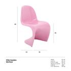 Cadeira Panton - Rosa Brilho
