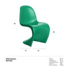 Cadeira Panton - Verde Escuro Fosco