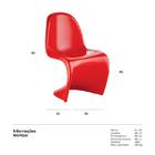 Cadeira Panton - Vermelho Brilho