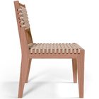 Cadeira Para Área Externa Cozinha Varanda Corda Náutica Bege