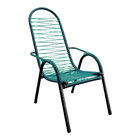 Cadeira Para Area Externa De Fio Único Verde Luxo Adulta