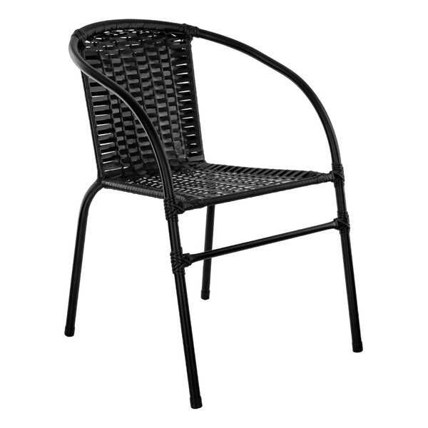 Cadeira Para Área Externa Happy Hour De Aço E Fibra Sintética