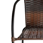 Cadeira Para Área Externa Happy Hour De Aço E Fibra Sintética