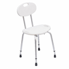 Cadeira para Banho 38x20x51cm Metal e Plástico Mebuki