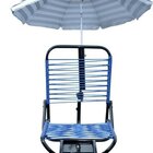 Cadeira Para Barco Confort Com Suporte De Guarda Sol