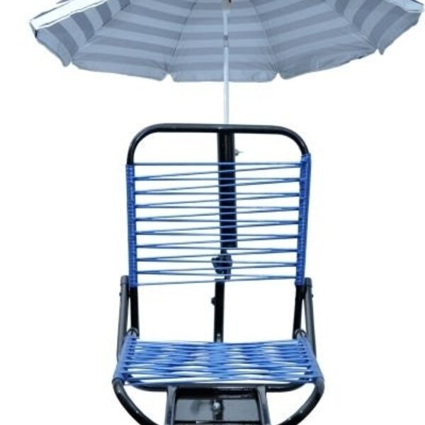 Cadeira Para Barco Confort Com Suporte De Guarda Sol