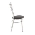 Cadeira Para Cozinha Assento Estofado 402 Unimóvel Cromado/pr