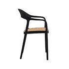 Cadeira Para Cozinha Com Braço Lia Preto/caramelo