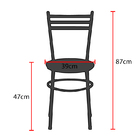 Cadeira Para Cozinha Epoxi Branca Branco