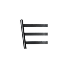 Cadeira Para Cozinha Epoxi Preta Craqueada Branco