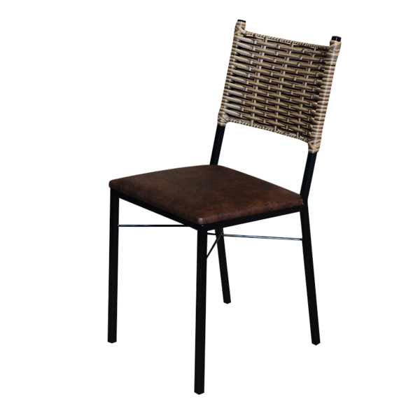 Cadeira Para Cozinha Ratan Elegance Cappuccino Marrom