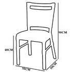 Cadeira Para Cozinha Sala De Estar E Jantar Panero Em Alumíni