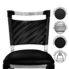 Cadeira Para Cozinha Sala De Estar E Jantar Panero Em Alumíni