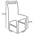 Cadeira Para Cozinha Sala De Estar E Jantar Veneza Em Alumíni