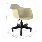 Cadeira Para Escritã³rio Base Aã§o Arm-empório  - Fendi