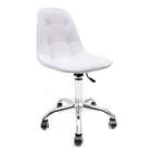 Cadeira Para Escritã³rio Base Cromada Botone-empório  - Branco