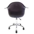 Cadeira Para Escritã³rio Base Em  Aã§o Arm-empório  - Preto