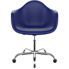 Cadeira Para Escritório Arm Base Cromada Dsw-m Office Azul Bic