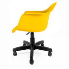 Cadeira Para Escritório Base Aço Arm-empório Tiffany - Amarelo