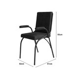 Cadeira Para Escritório Coletiva Estofada Auditório Linha Off