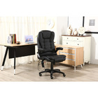 Cadeira Para Escritório Com Massageador E Aquecimento - Preta