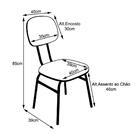 Cadeira Para Escritório Cs01 7/8 Couro Vermelho - Pethiflex