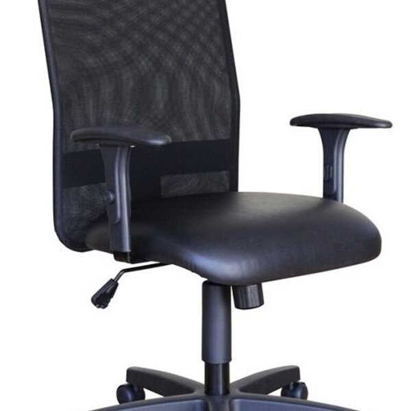 Cadeira Para Escritório Encosto Em Tela Mesh Peruggia Preto