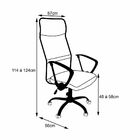 Cadeira Para Escritório Excellence Office Giratória Preto L15