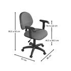 Cadeira Para Escritório Executivo Osaka Cinza