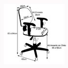 Cadeira Para Escritório Le-01bpbt Giratória Preto - Pethiflex