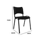 Cadeira Para Escritório Londres - Fabone - Preto