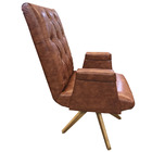 Cadeira Para Escritório Mabu Courissimo Nozes - Dominic Decor